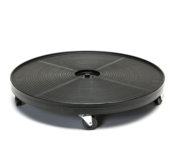 DeVault 24 in Plant Dolly Caddy Black