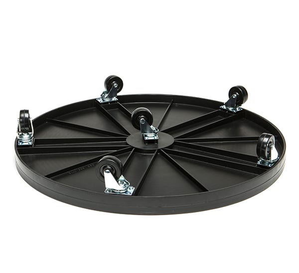 DeVault 24 in Plant Dolly Caddy Black