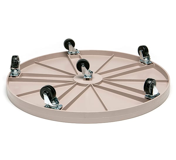 DeVault 24 in Plant Dolly Caddy Gray Mist