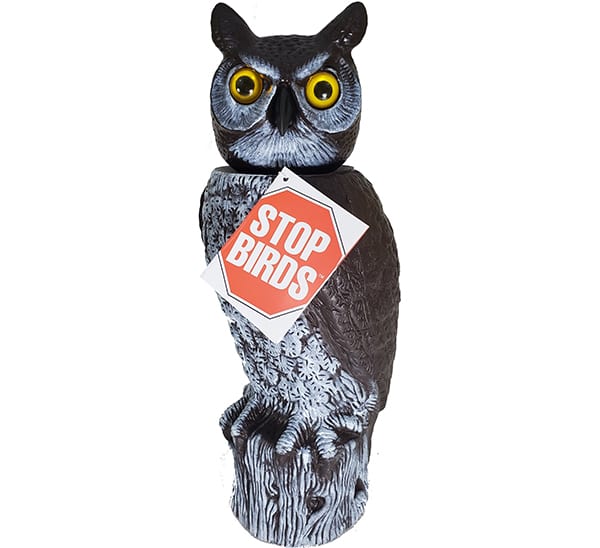 Natural Enemy Scarecrow® Rotating-Head Owl