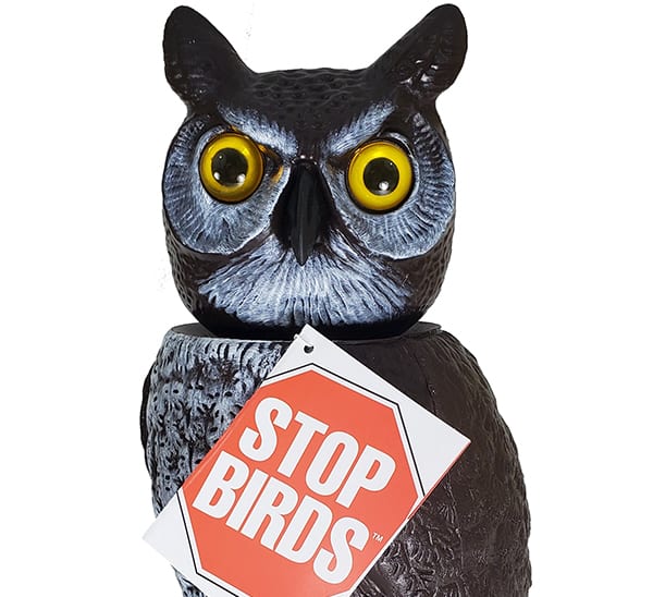 Natural Enemy Scarecrow® Rotating-Head Owl