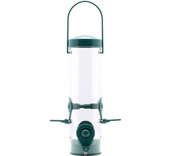 Perky-Pet® Green 2-In-1 Tube Bird Feeder