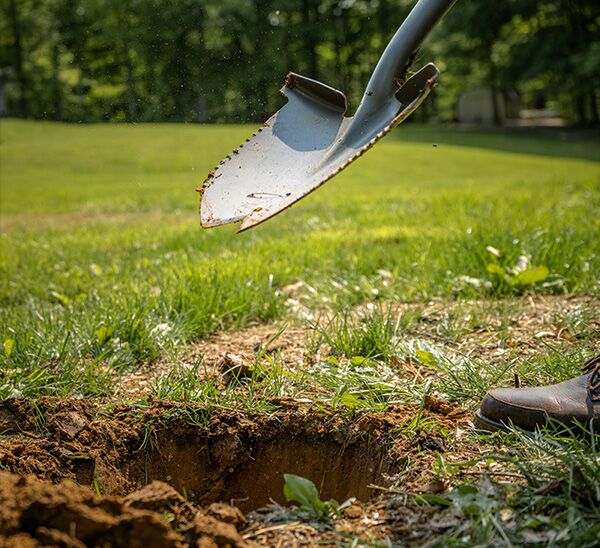 Radius Root Slayer Round Point Shovel