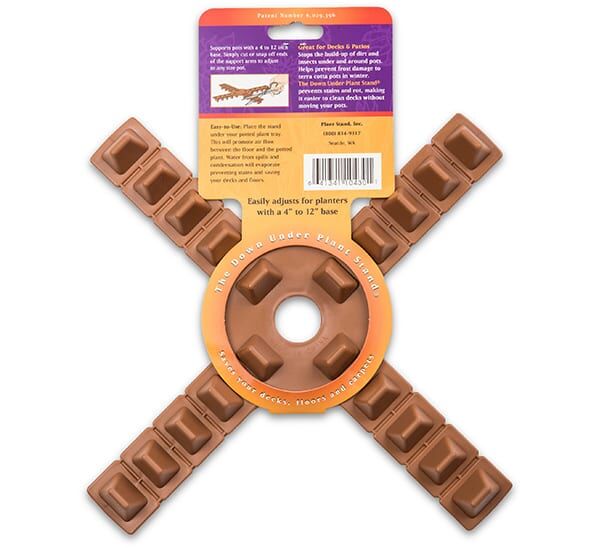 The Down Under Plant Stand® Terra Cotta 4in to 12in