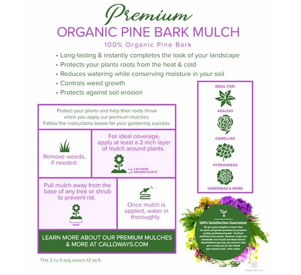 calloway's premium organic pine bark mulch