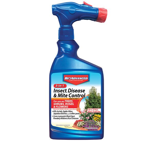 BioAdvanced® 3-in-1 Insect, Disease, & Mite Control