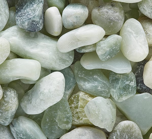 Exotic Pebbles & Glass Décor Pebbles Polished Jade