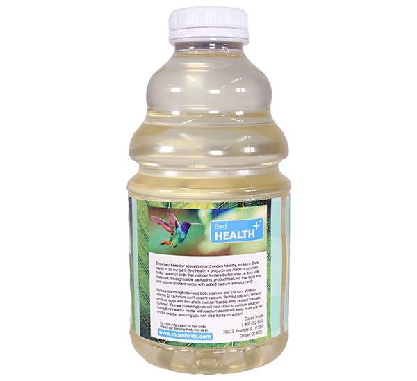 More Birds® Concentrate Clear Hummingbird Nectar back