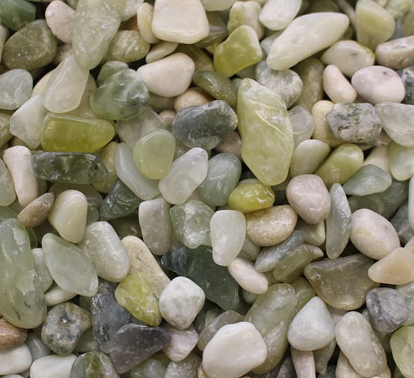 Exotic Pebbles & Glass Décor Pebbles Polished Jade Gravel