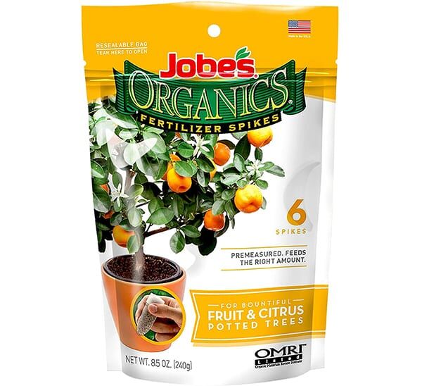 Jobe’s® Organics® Fertilizer Spikes Fruit & Citrus Potted Trees