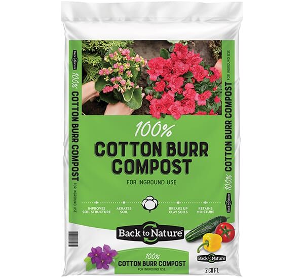 back to nature cotton burr compost