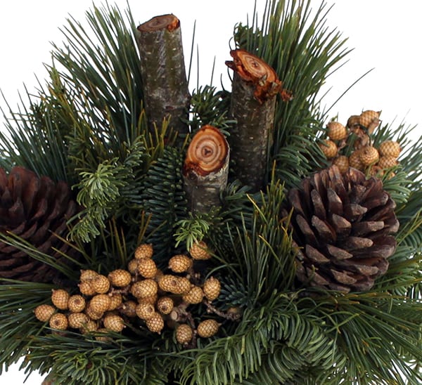 winter forest centerpiece