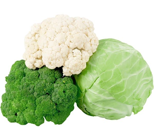 Cool and Crunchy Trio with Lettuce, Broccoli, and Cauliflower