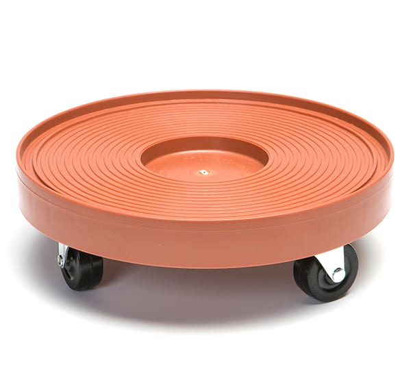 DeVault 12 in Plant Dolly Caddy Terra Cotta