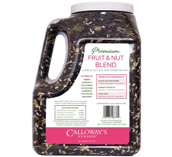 Calloway’s Premium Fruit & Nut Blend back