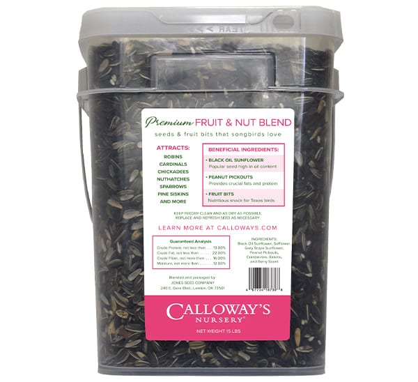 Calloway’s Premium Fruit & Nut Blend 15lb back