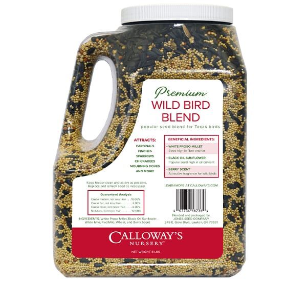 Calloway’s Premium Wild Bird Blend back