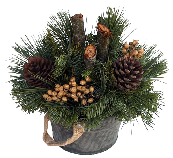 winter forest centerpiece